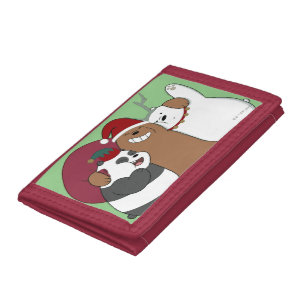 We Bare Bears - Season's Greetings Tri-fold Wallet