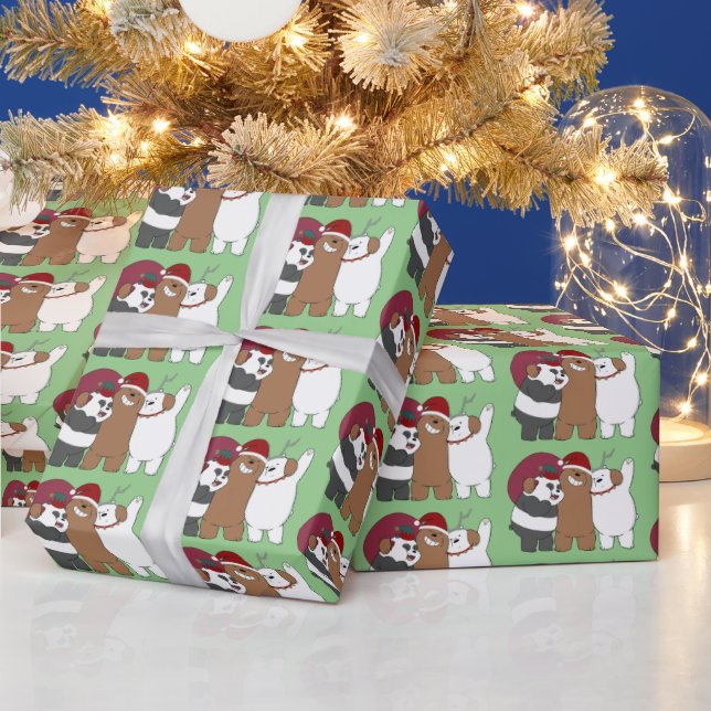 We Bare Bears - Season's Greetings Wrapping Paper (Holidays)