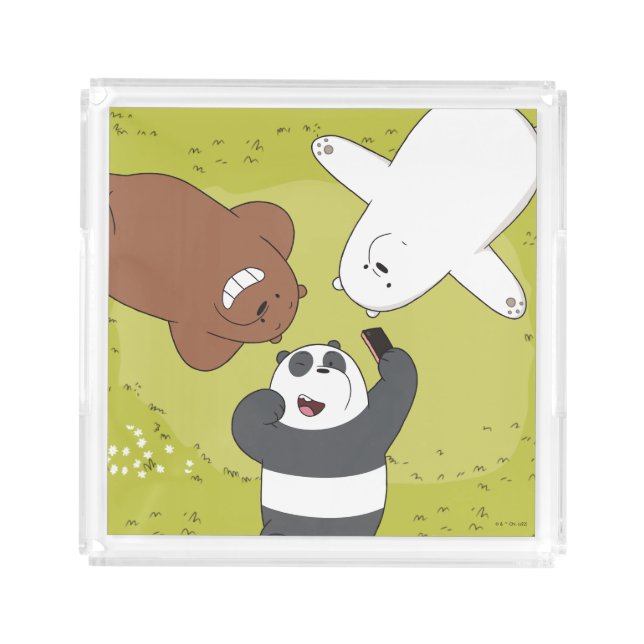 We Bare Bears - #SquadGoals Acrylic Tray (Front)