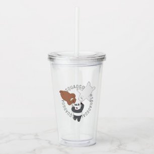 We Bare Bears - #SquadGoals Acrylic Tumbler