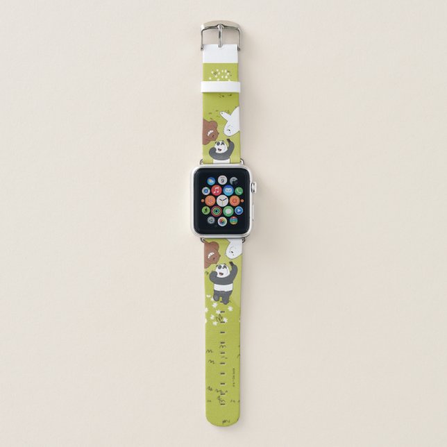 We Bare Bears - #SquadGoals Apple Watch Band (Front)