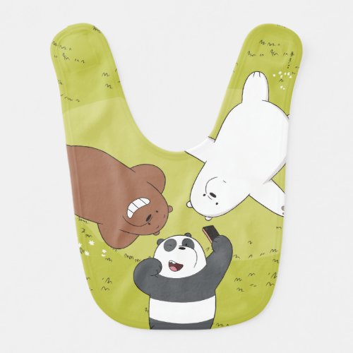 We Bare Bears _ SquadGoals Baby Bib