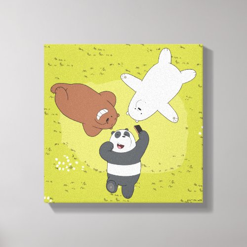 We Bare Bears _ SquadGoals Canvas Print