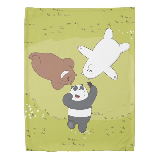We Bare Bears - #SquadGoals Duvet Cover (Front)