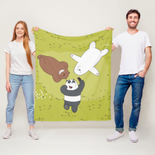 We Bare Bears - #SquadGoals Fleece Blanket