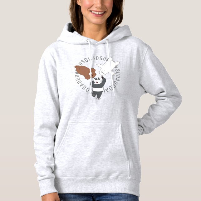 We Bare Bears - #SquadGoals Hoodie (Front)