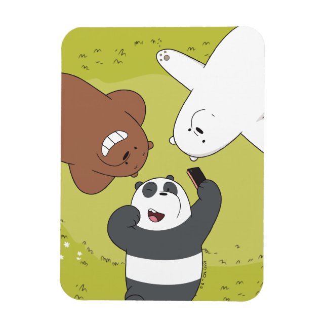 We Bare Bears - #SquadGoals Magnet (Vertical)