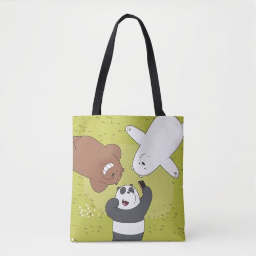 We Bare Bears _ SquadGoals Tote Bag