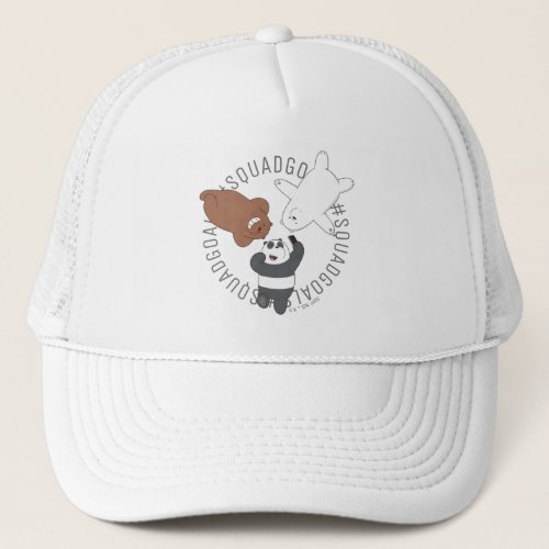 We Bare Bears _ SquadGoals Trucker Hat
