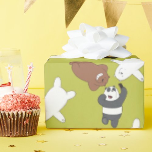 We Bare Bears _ SquadGoals Wrapping Paper