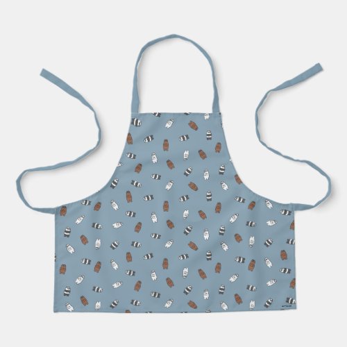 We Bare Bears _ Sunglass Bears Pattern Apron