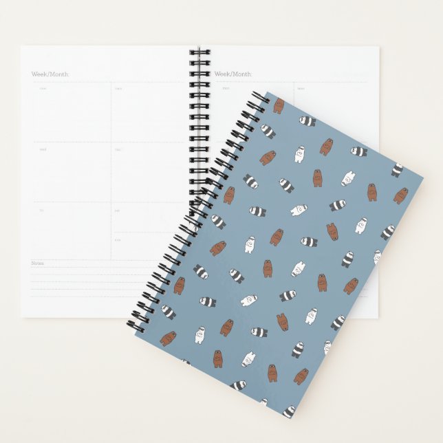 We Bare Bears - Sunglass Bears Pattern Planner (Display)