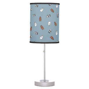 We Bare Bears - Sunglass Bears Pattern Table Lamp