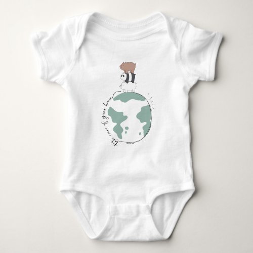 We Bare Bears _ Take Care of Your Home Baby Bodysuit
