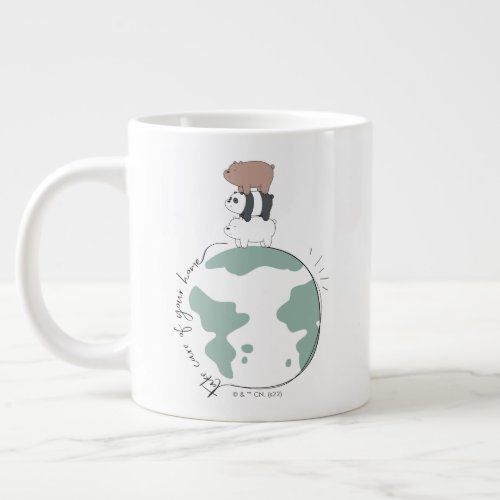 We Bare Bears _ Take Care of Your Home Giant Coffee Mug