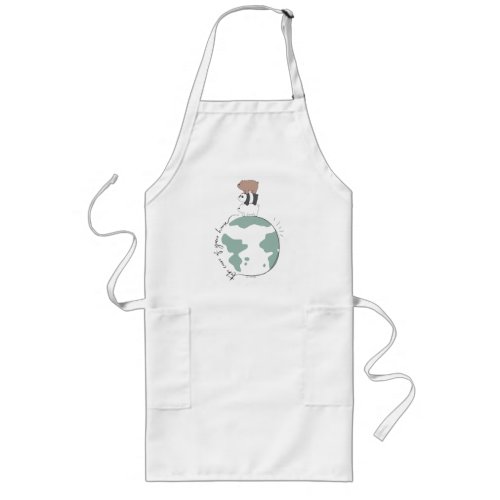 We Bare Bears _ Take Care of Your Home Long Apron