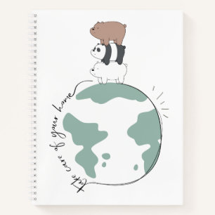 We Bare Bears - Take Care of Your Home Notebook