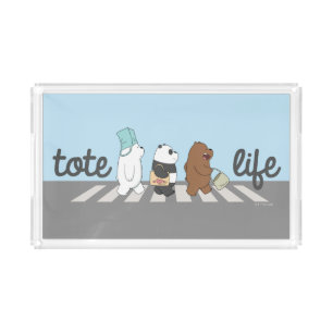 We Bare Bears - Tote Life! Acrylic Tray