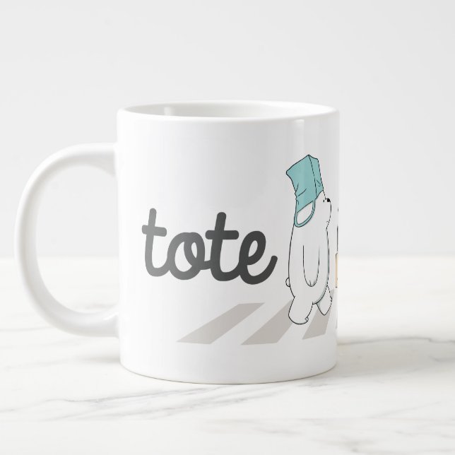 We Bare Bears - Tote Life! Giant Coffee Mug (Left)