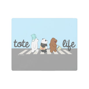 We Bare Bears - Tote Life! Metal Print