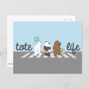 We Bare Bears - Tote Life! Postcard