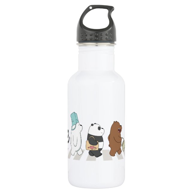 We Bare Bears - Tote Life! Stainless Steel Water Bottle (Front)