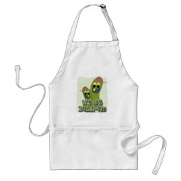 We Be Dill-in Pickle Buds Fun Cartoon Art Adult Apron