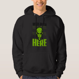 We Be Outta Here Conspiracy Alien Alien Hoodie