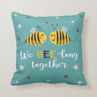 We BEE-long together with bees & flowers Valentine
