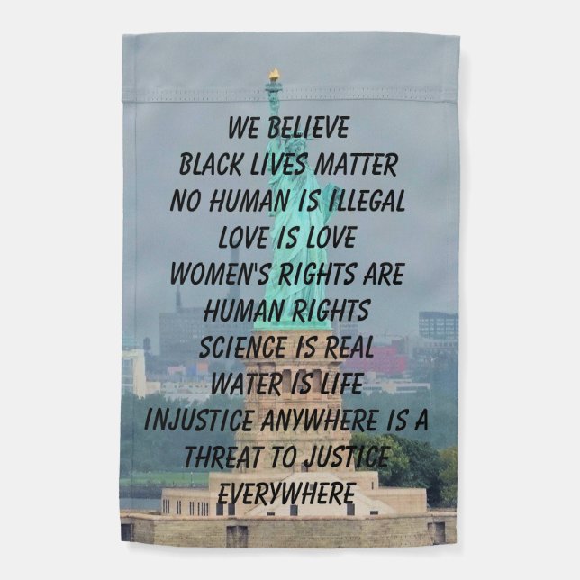 We Believe Garden Flag (Back)