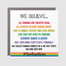 We Believe II Car Magnet