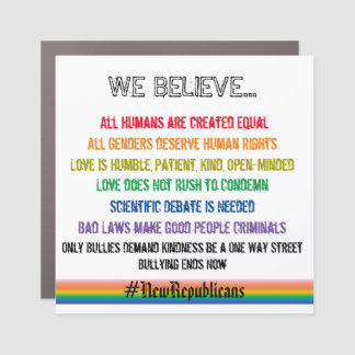 We Believe II Car Magnet