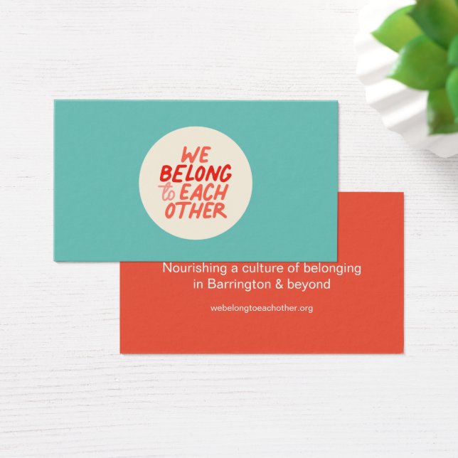 We Belong To Each Other - Calling Card (Desk)