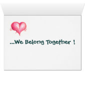 We Belong Together Cards (Inside Horizontal (Bottom))