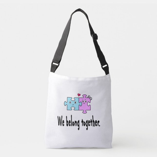 We belong together crossbody bag (Front)