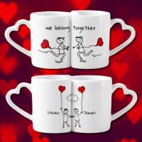 We Belong Together Cute Stick Figures Gay