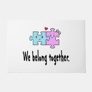 We belong together doormat