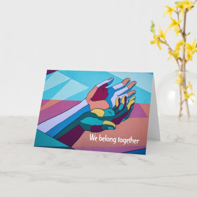 We Belong Together, Like Yin & Yang Card (Yellow Flower)