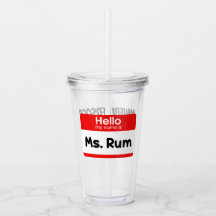 We Bleed Soca "Ms Rum" Fete Cup - V2