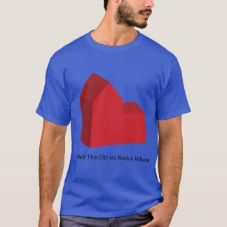 We Builthis City on Rock Wheat boy vintage family T-Shirt