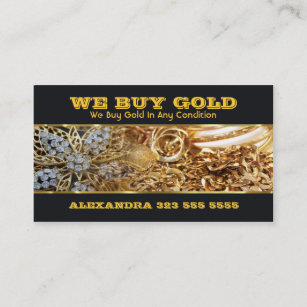 We Buy Gold Business Card