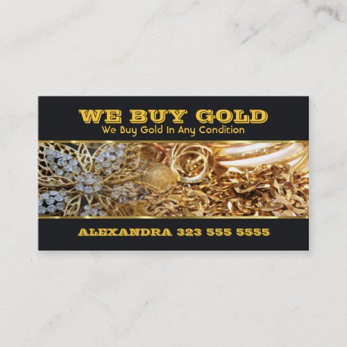 We Buy Gold Business Card
