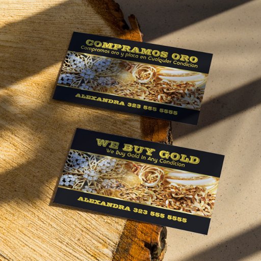 Customizable We Buy Gold Business Card