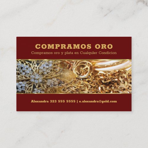 We Buy Gold Business Card 2
