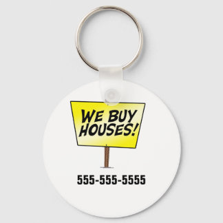 We Buy Houses Keychain