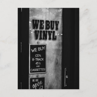 We Buy Vinyl Postcard