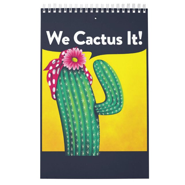 We Cactus It Calendar (Cover)