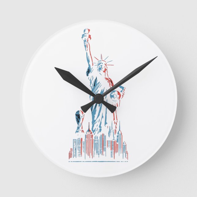 We Call It Soccer | USA World Cup  Round Clock (Front)