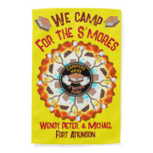We Camp for the S’mores Campsite Flag