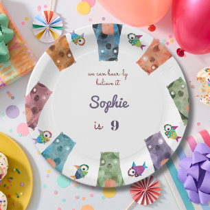 we can bear-ly believe it funny birthday paper plates